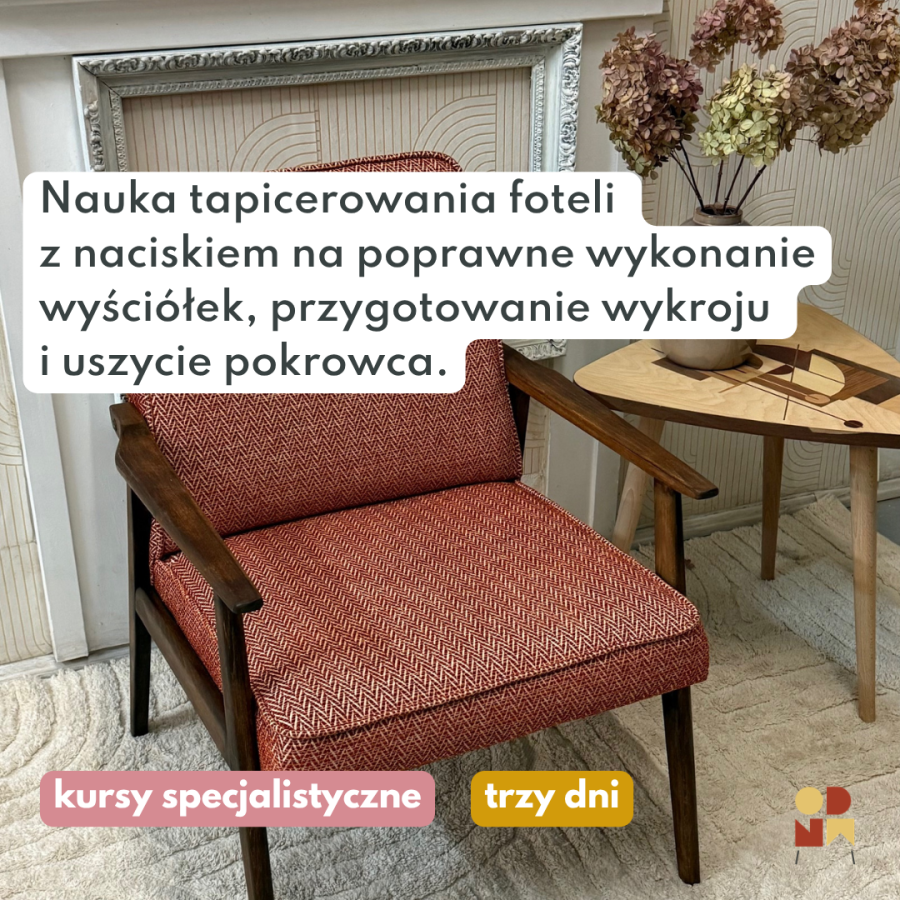 Tapicerowanie foteli na pasach - 4-6 grudnia