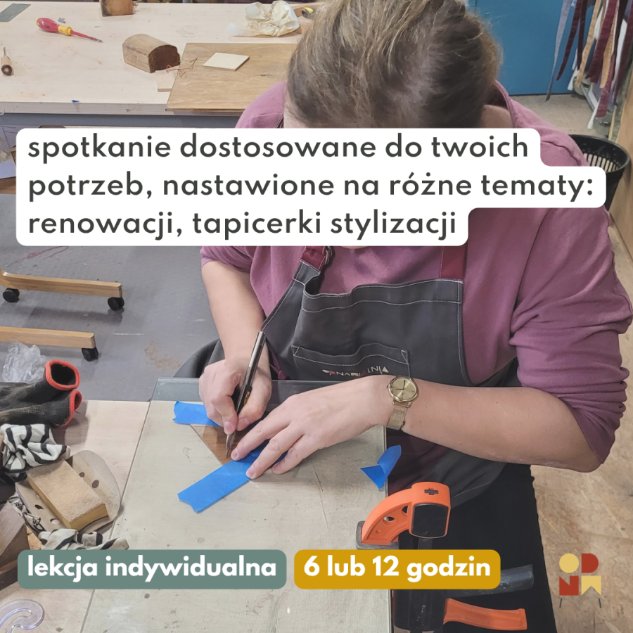 kurs indywidualny renowacja mebli