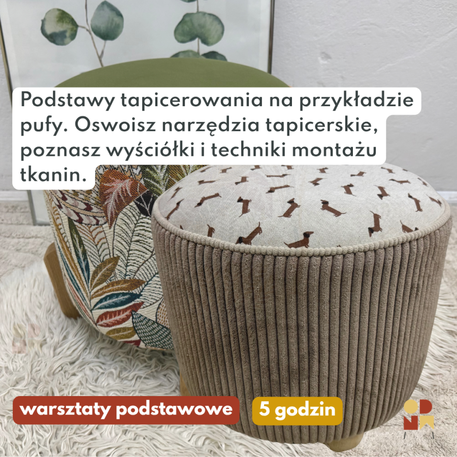 tapicerowanie pufy warsztaty